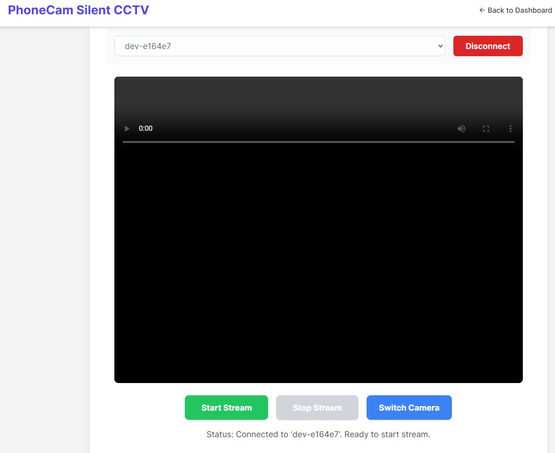 Connected - Ready to start stream