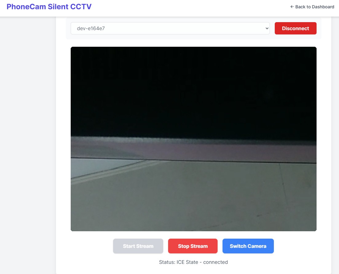 Live streaming in progress